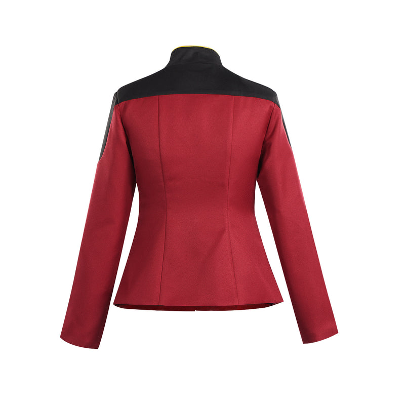 Star Trek Strange New Worlds Kristen Chapel Cosplay Costume Red Assault Suit Uniform Set