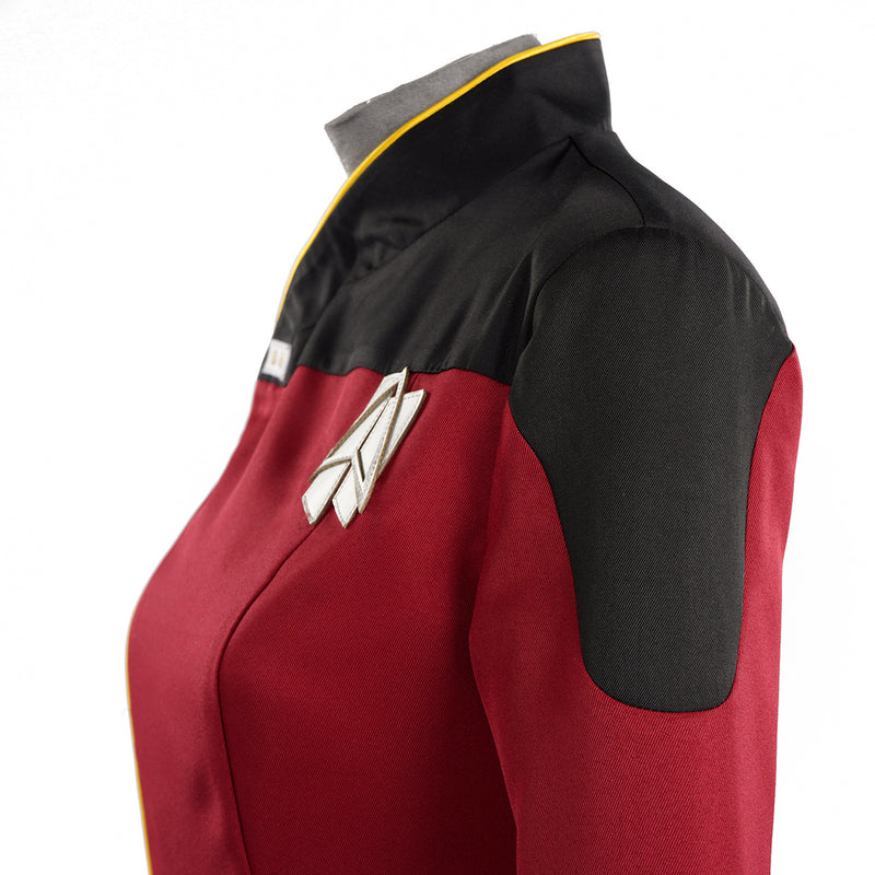 Star Trek Strange New Worlds Kristen Chapel Cosplay Costume Red Assault Suit Uniform Set