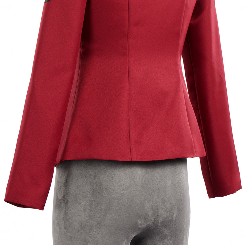 Star Trek Strange New Worlds Kristen Chapel Cosplay Costume Red Assault Suit Uniform Set