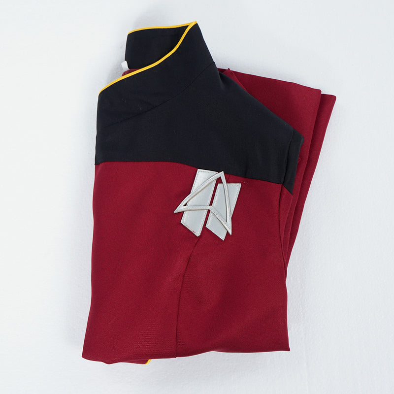 Star Trek Strange New Worlds Kristen Chapel Cosplay Costume Red Assault Suit Uniform Set