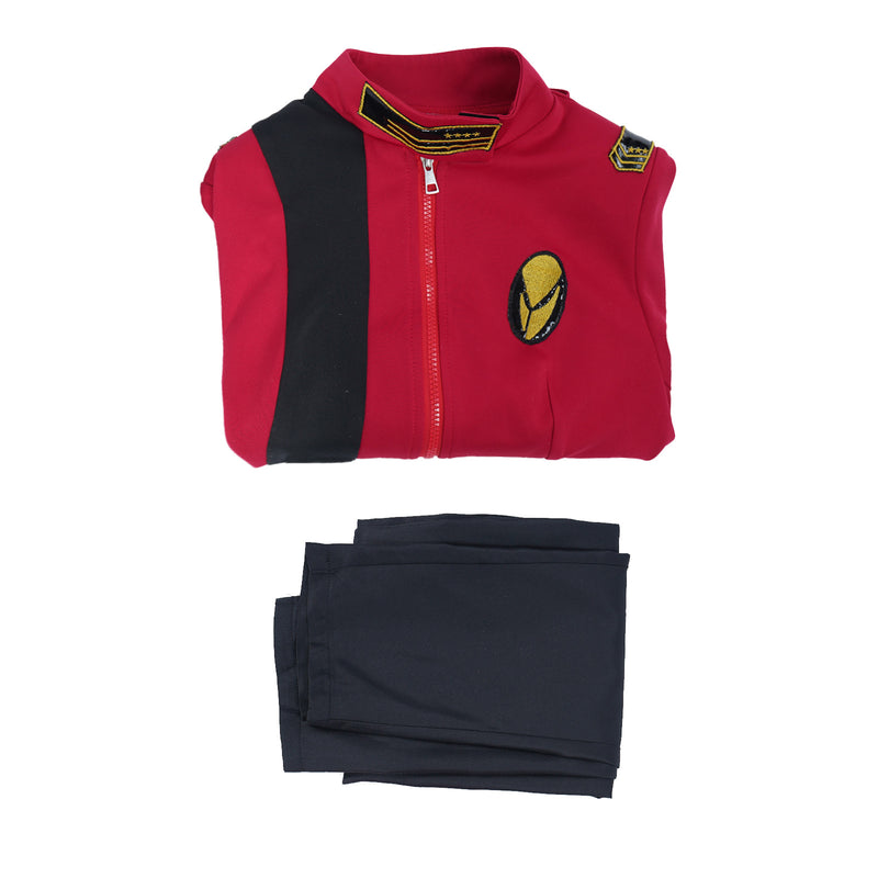 Star Trek Strange New Worlds Kristen Chapel Cosplay Costume Red Assault Suit Uniform Set