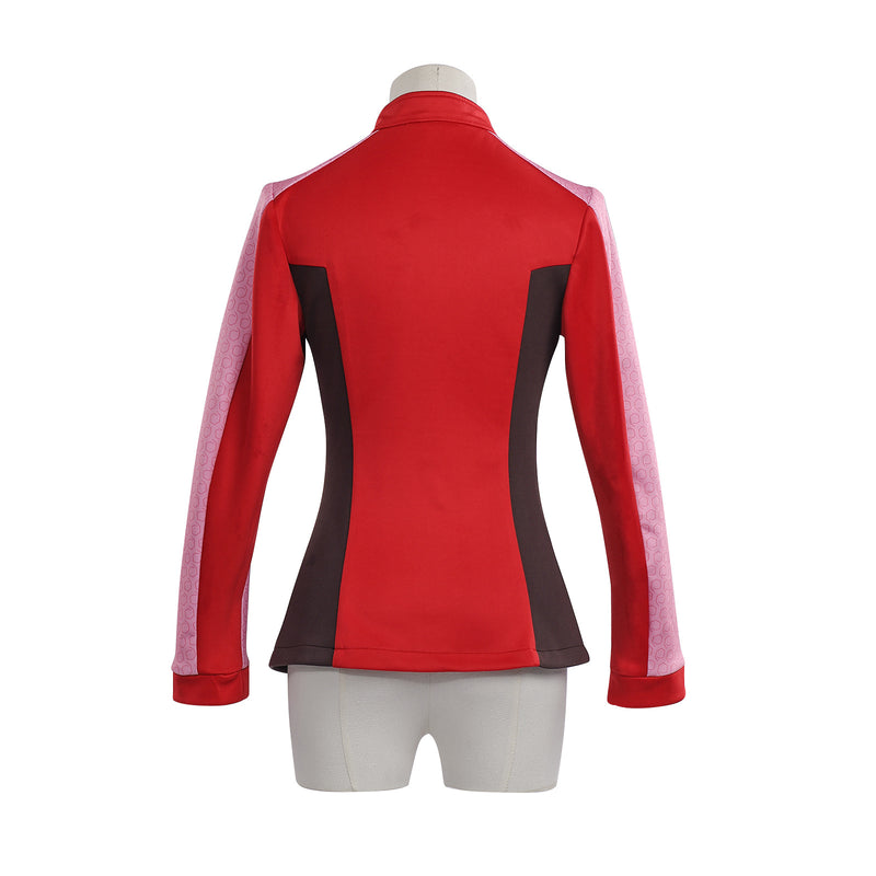 Star Trek Strange New Worlds Kristen Chapel Cosplay Costume Red Assault Suit Uniform Set