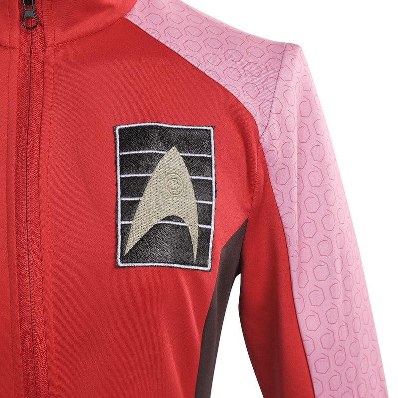 Star Trek Strange New Worlds Kristen Chapel Cosplay Costume Red Assault Suit Uniform Set