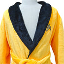 Star Trek Yellow Bathrobe Cosplay Costume Warm Long Sleeve Robe - AwwwCos