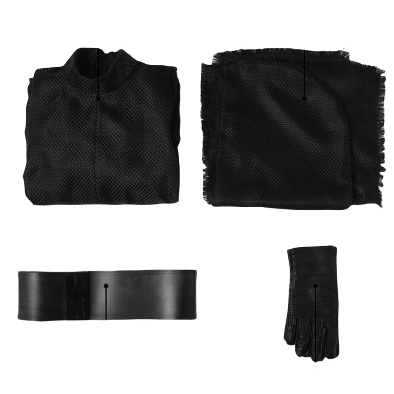 Star Wars The Force Awakens Cosplay Black Costume Headgear