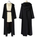 Star Wars：Episode I The Phantom Menace Qui Gon Jinn Cosplay Costume Black Robe