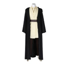 Star Wars：Episode I The Phantom Menace Qui Gon Jinn Cosplay Costume Black Robe