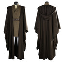 Star Wars：Episode II Attack of the Clones Mace Windu Men Retro Robe Cloak Uniform Set