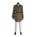 Star Wars：Episode II Attack of the Clones Mace Windu Men Retro Robe Cloak Uniform Set