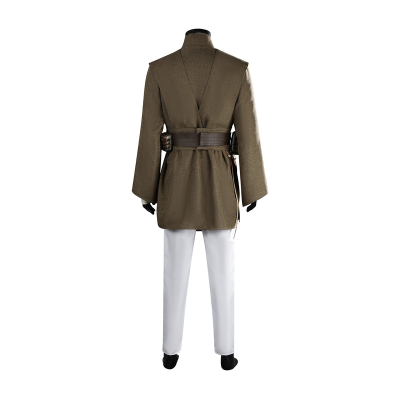 Star Wars：Episode II Attack of the Clones Mace Windu Men Retro Robe Cloak Uniform Set