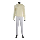 Star Wars：Episode II Attack of the Clones Mace Windu Men Retro Robe Cloak Uniform Set