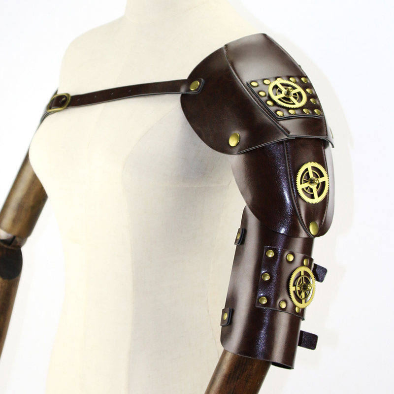 Steampunk Changeable Armband Halloween Party Cosplay Prop Wristband - AwwwCos