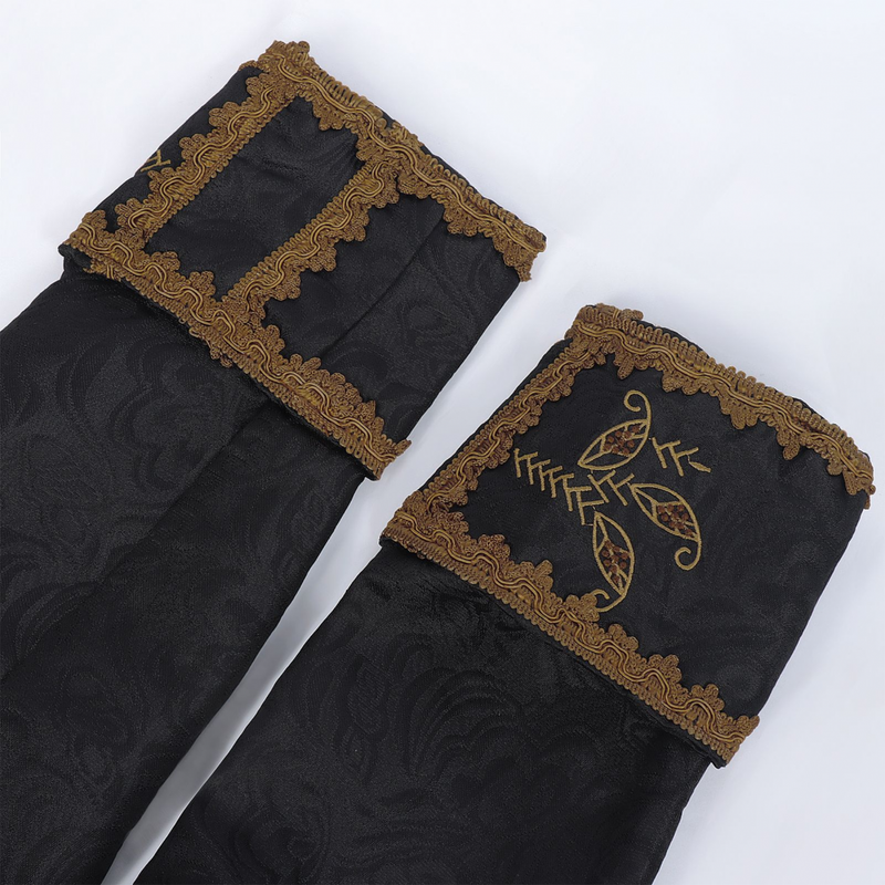 Steampunk Colonial Jacket Vintage Medieval Victorian Embroidery Tailcoat