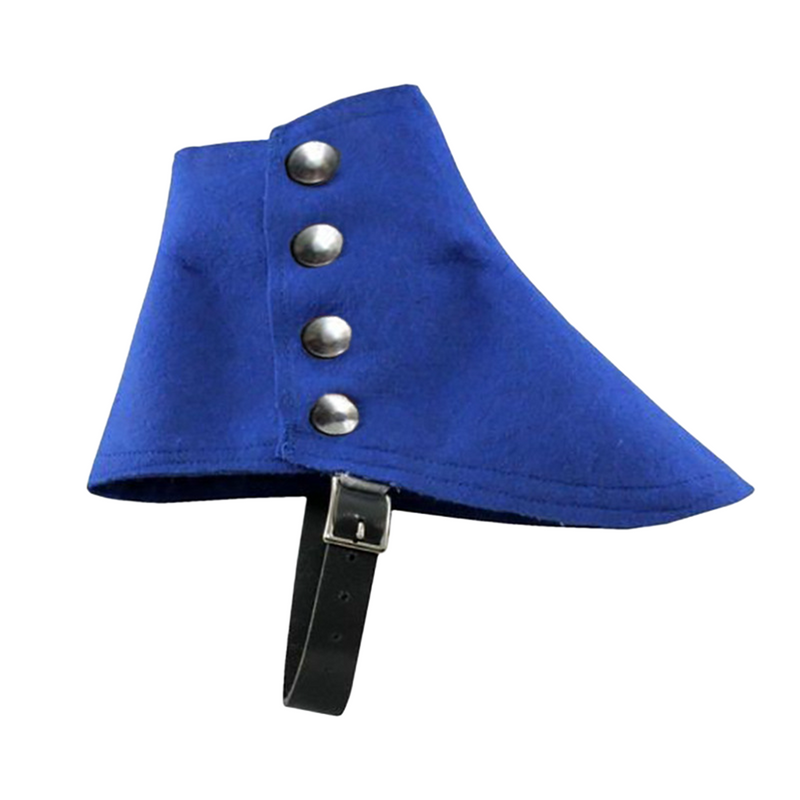 Steampunk Faux Leather Men Short Gaiters Spats with Rivets Boot Covers