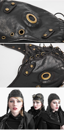 Steampunk Soft Leather Neutral Motorcycle Flight Hat Accessories - AwwwCos