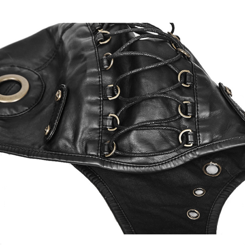 Steampunk Soft Leather Neutral Motorcycle Flight Hat Accessories