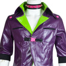 Suicide Squad ISEKAI Harley Quinn Cosplay Costume Purple Coat - AwwwCos
