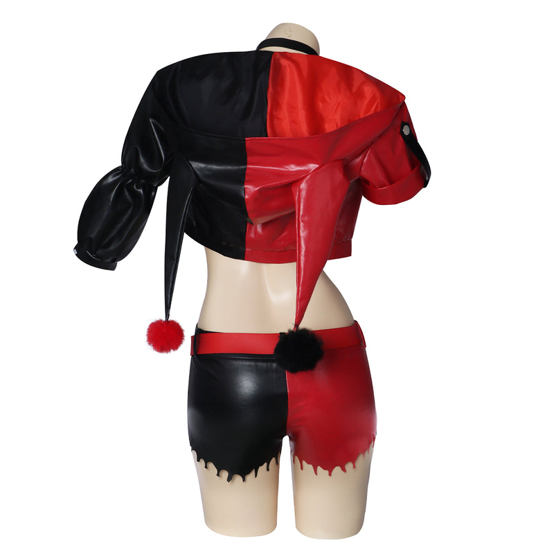 Suicide Squad ISEKAI Harley Quinn Cosplay Costumes Splice Outfit