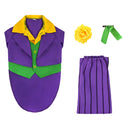 Suicide Squad Joker Clown Kid Boys Cosplay Purple Masquerade Costume - AwwwCos