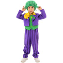 Suicide Squad Joker Clown Kid Boys Cosplay Purple Masquerade Costume - AwwwCos