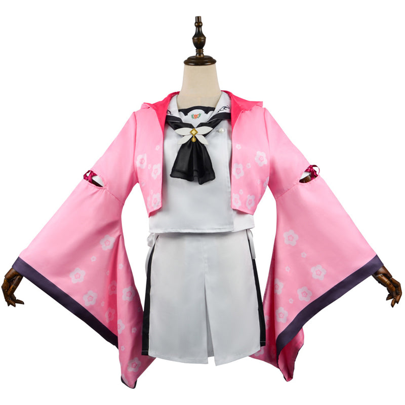 Summer Pockets Naruse Shiroha Sorakado Ao Kushima Kamome Tsumugi Wenders Kamiyama Shiki Cosplay Costume