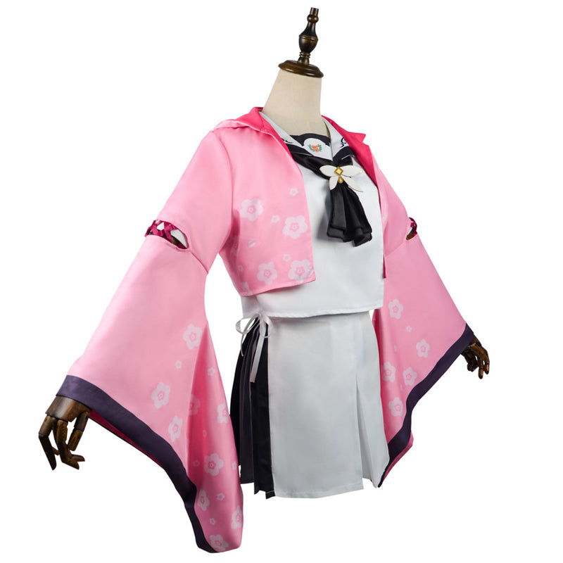 Summer Pockets Naruse Shiroha Sorakado Ao Kushima Kamome Tsumugi Wenders Kamiyama Shiki Cosplay Costume