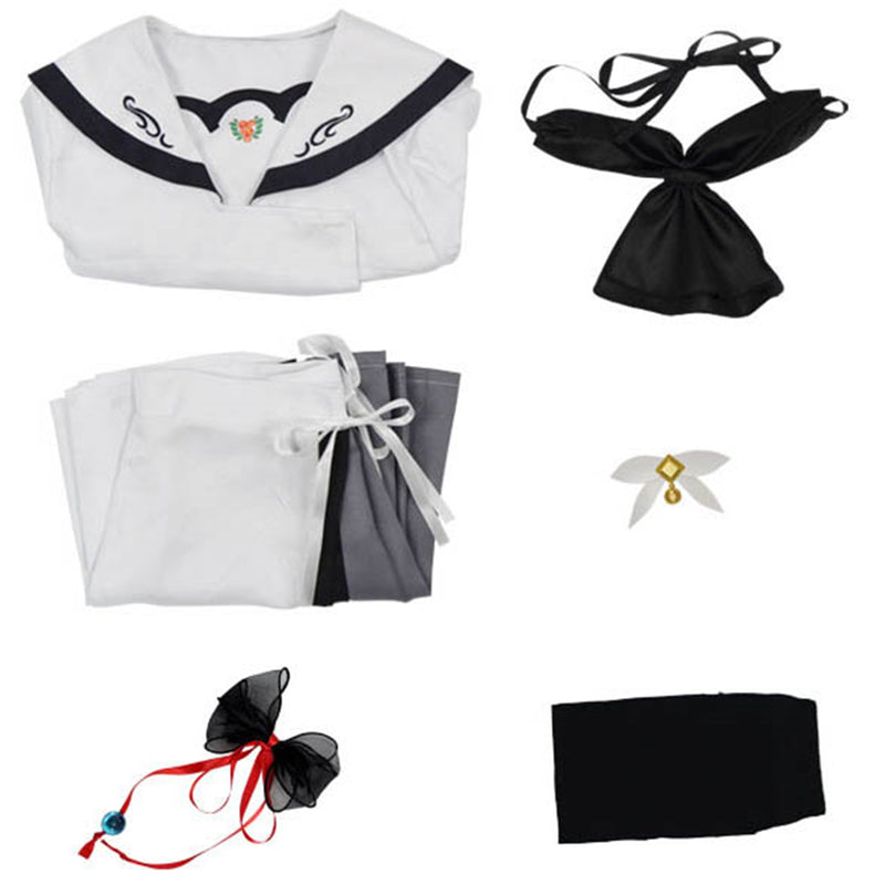 Summer Pockets Naruse Shiroha Sorakado Ao Kushima Kamome Tsumugi Wenders Kamiyama Shiki Cosplay Costume
