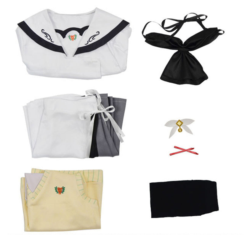 Summer Pockets Naruse Shiroha Sorakado Ao Kushima Kamome Tsumugi Wenders Kamiyama Shiki Cosplay Costume