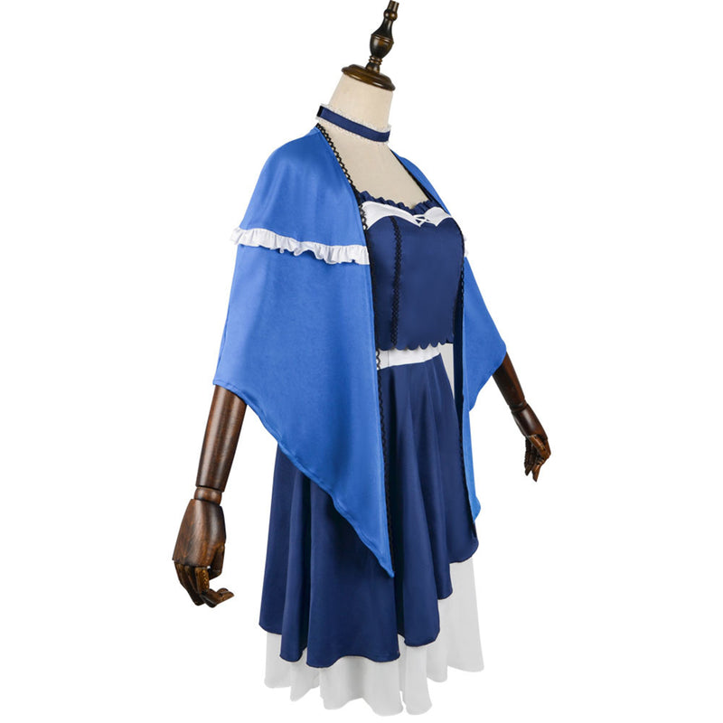 Summer Pockets Naruse Shiroha Sorakado Ao Kushima Kamome Tsumugi Wenders Kamiyama Shiki Cosplay Costume