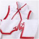 Sword Art Online Yuuki Asuna Cosplay Costume Dress Suit Cloak Halloween Carnival Outfit Uniform - AwwwCos
