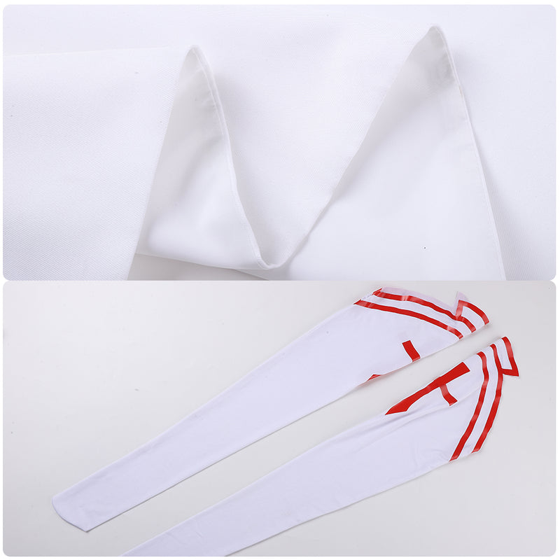 Sword Art Online Yuuki Asuna Cosplay Costume Dress Suit Cloak Halloween Carnival Outfit Uniform