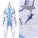AwwwCos SAO Sword Art Online 2 Asuna Yuuki Blue Version Cosplay Costume Dress Halloween Party Suit Outfit Uniform for Women Men - AwwwCos