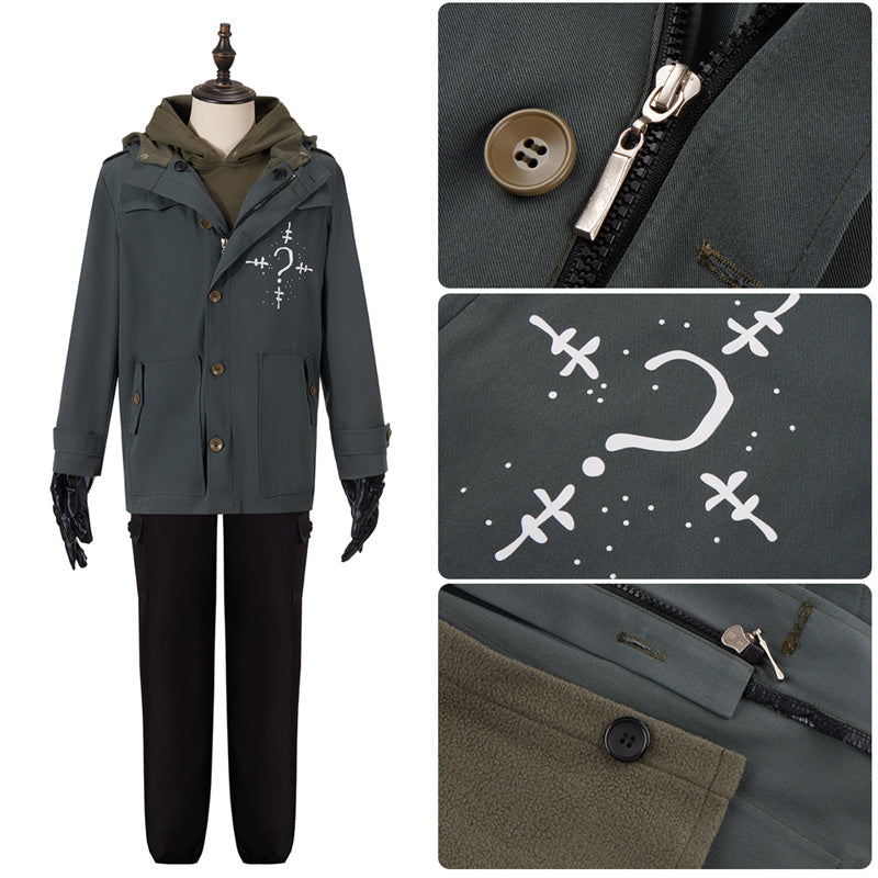 The Batman Riddler Cosplay Costume Dark Jacket at AwwwCos