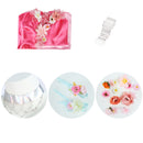 TV Series Winx Club Flora Cosplay Costume Knee Length Pink Dress - AwwwCos