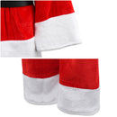 Terrifier Clown Boys Christmas Santa Claus Cosplay Costume Hat Glasses