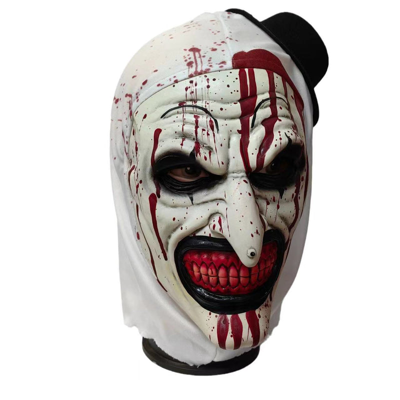 Terrifier Halloween Christmas Joker Latex Mask Cosplay Bloody Props