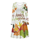 Thanksgiving Day Printed Women A Line Halloween Party Dress - AwwwCos