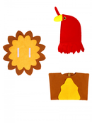 Thanksgiving Turkey Cosplay Costume Kids Plush One Piece Pajamas Suit - AwwwCos