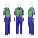 The Dark Knight Joker Purple Coat Green Vest Kid Cosplay Costume - AwwwCos