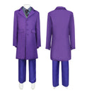 The Dark Knight Joker Purple Coat Green Vest Kid Cosplay Costume - AwwwCos