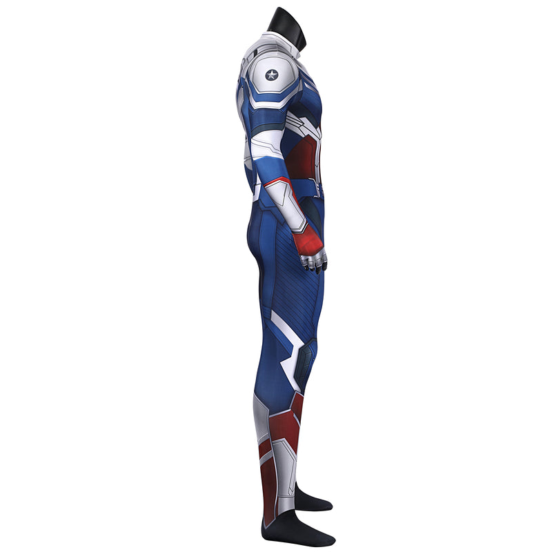The Falcon and the Winter Soldier Sam Wilson New Captain America Cosplay Costume