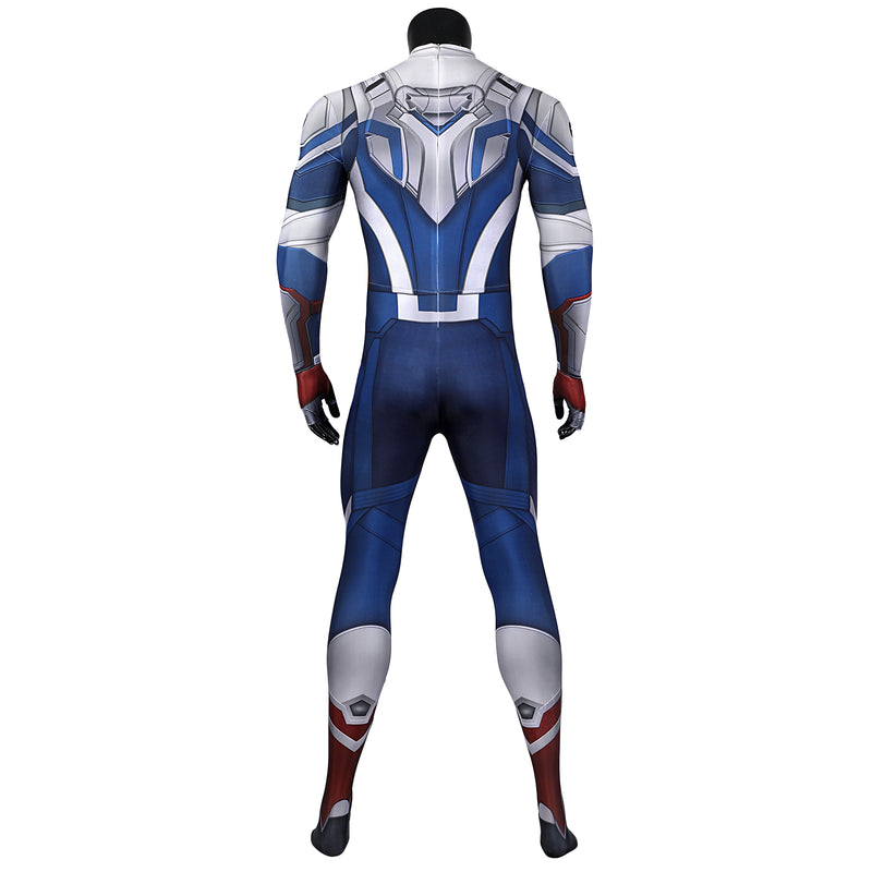 The Falcon and the Winter Soldier Sam Wilson New Captain America Cosplay Costume