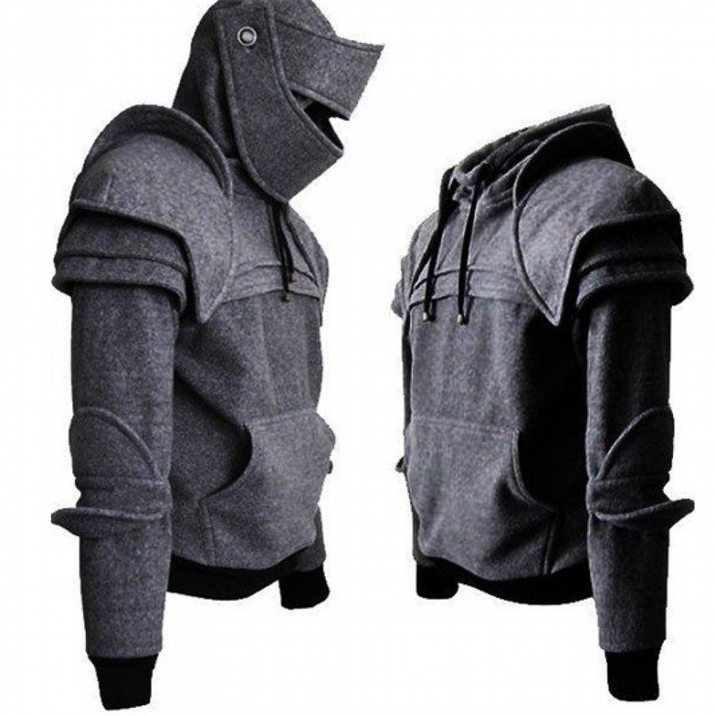 The Knight Paladin Heavy Infantry Costume Coat Plate Armor With Helmet