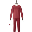 The Nightmare Before Christmas Lock Red Men Cosplay Costume Tail