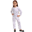 The Nightmare Before Christmas Sally Kid Cosplay Costume Girl Dress White Halloween