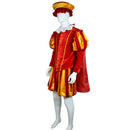 The Tudors Medieval King Cosplay Costume Renaissance Retro Men Cloak