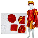 The Tudors Medieval King Cosplay Costume Renaissance Retro Men Cloak