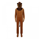 The Wizard of OZ Lion Cosplay Costume Kids Adult Jumpsuit Headgear