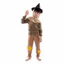 The Wonderful Wizard of Oz Scarecrow Child Cosplay Costume WIth Hat