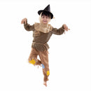 The Wonderful Wizard of Oz Scarecrow Child Cosplay Costume WIth Hat